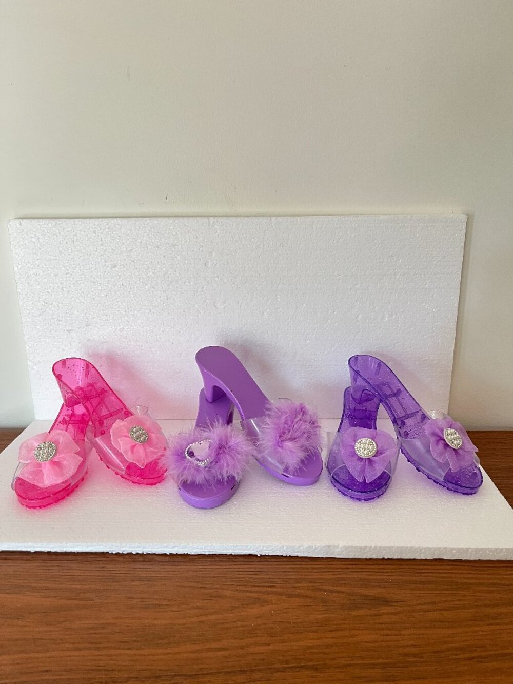 Princess Dress Up Shoes x 3